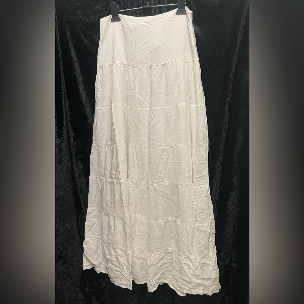 White Cottage Core Skirt